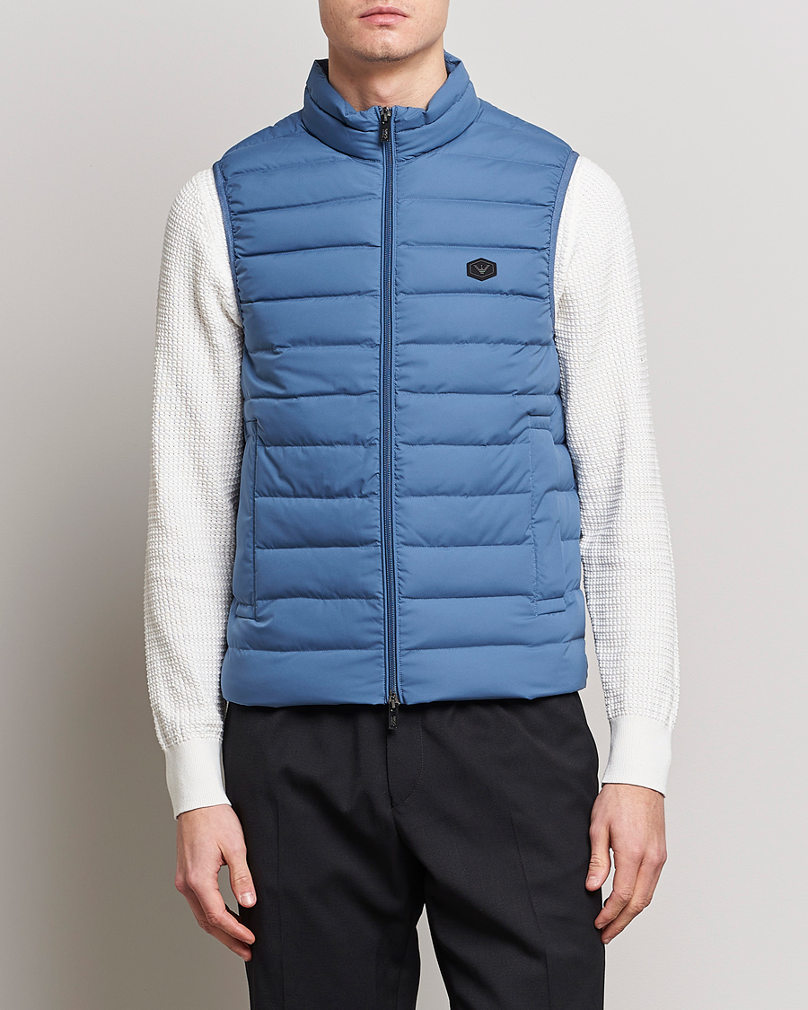 Uomini | Gilet | Emporio Armani | Light Vest Blue