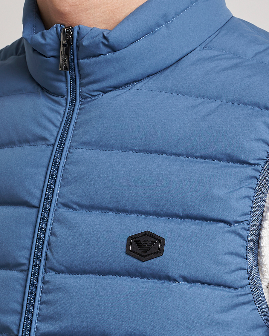 Uomini | Gilet | Emporio Armani | Light Vest Blue