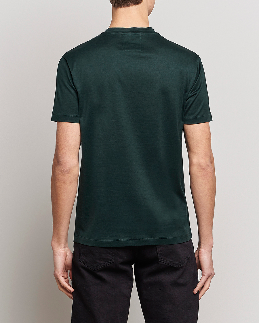 Uomini | T-shirt | Emporio Armani | Tencel T-Shirt Green