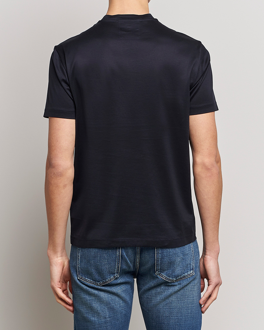 Uomini | T-shirt | Emporio Armani | Tencel T-Shirt Navy