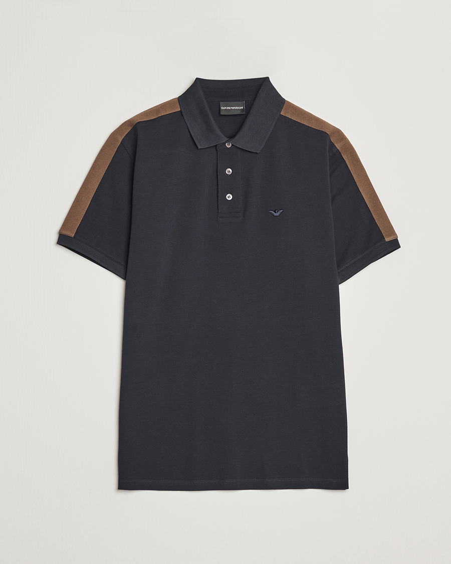 Uomini | Polo | Emporio Armani | Mercerized Cotton Polo Grey