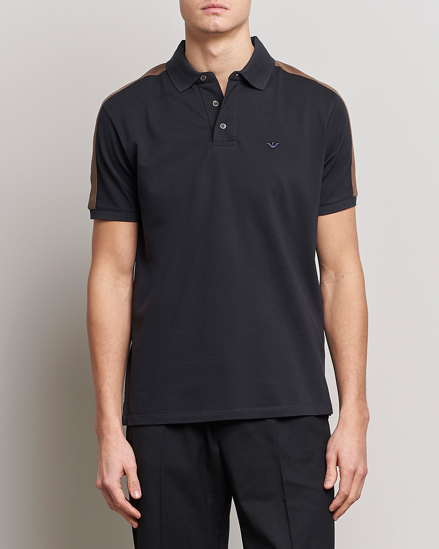 Uomini | Polo | Emporio Armani | Mercerized Cotton Polo Grey
