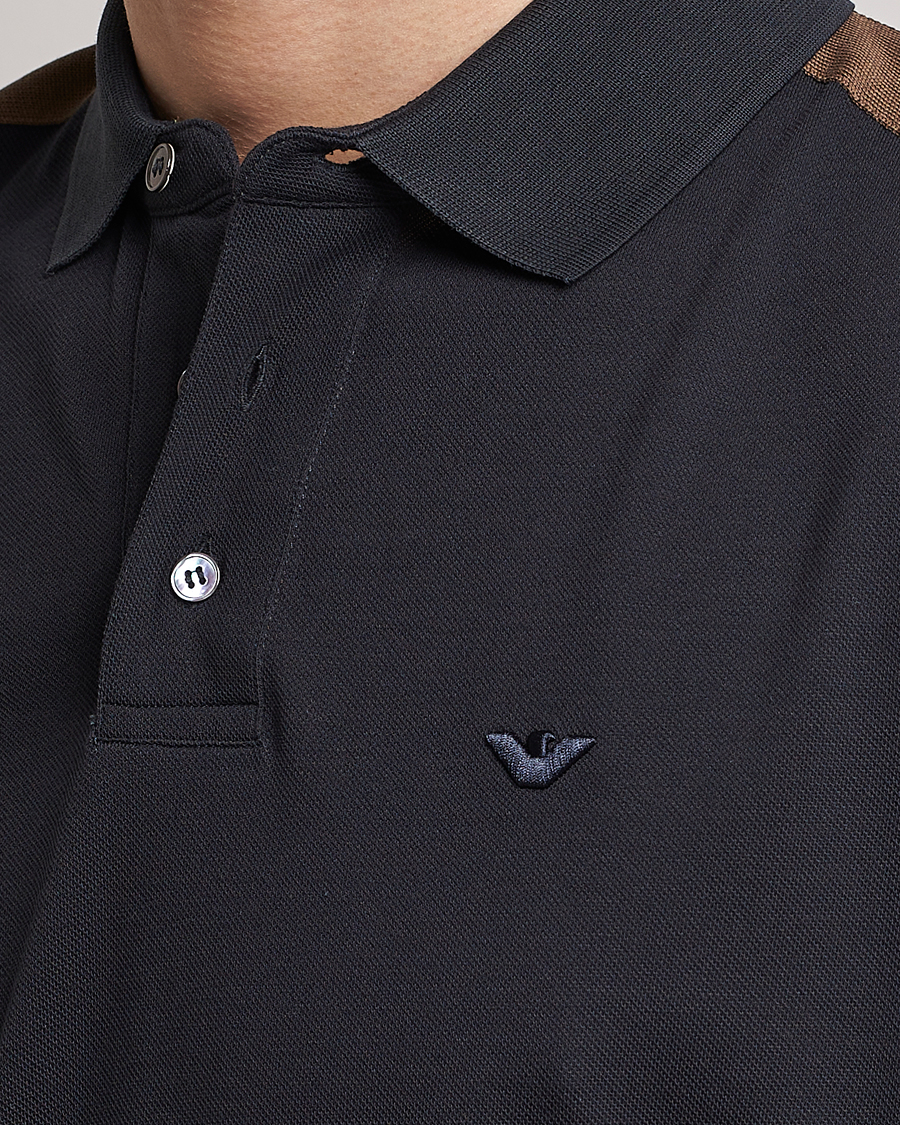 Uomini | Polo | Emporio Armani | Mercerized Cotton Polo Grey
