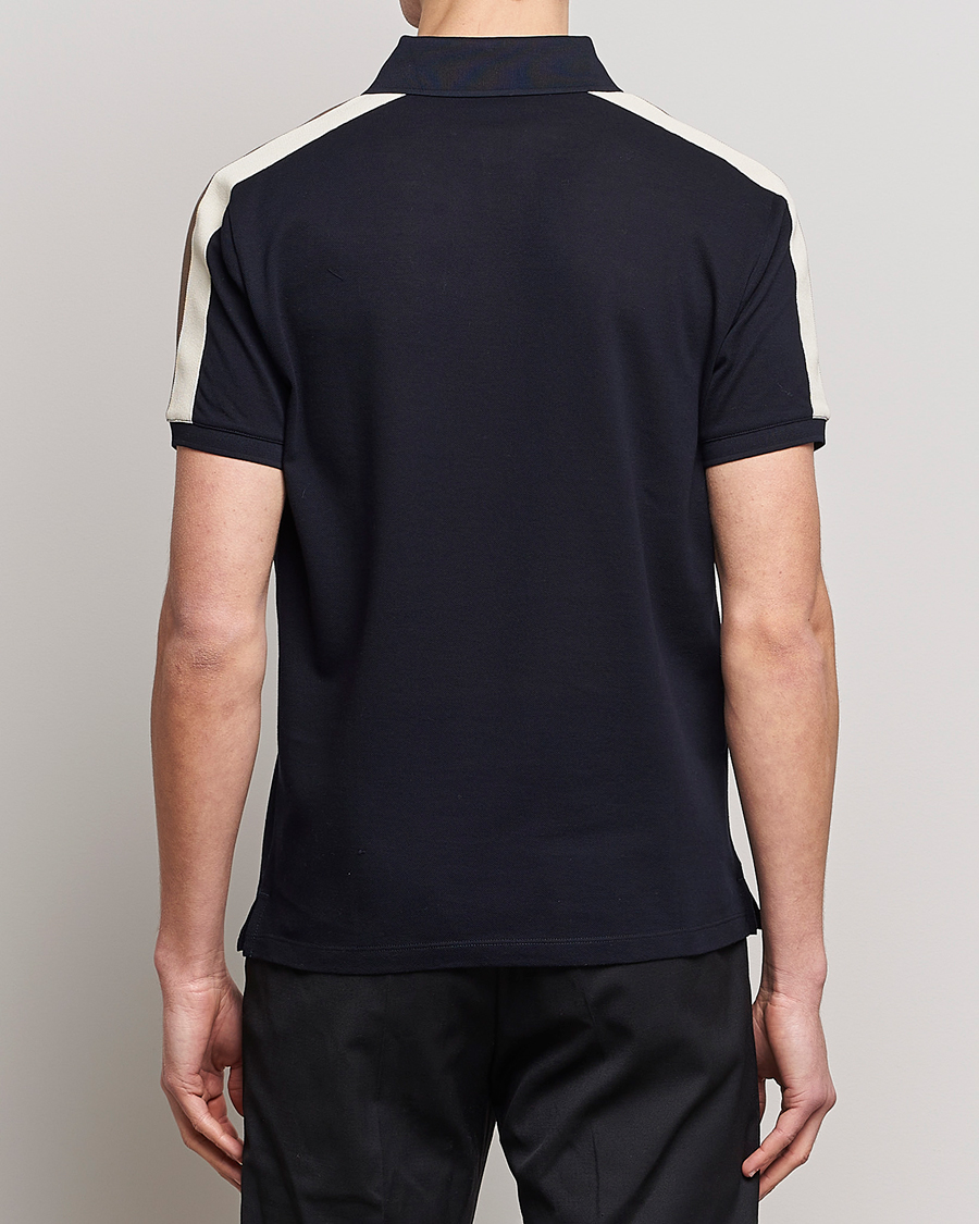 Uomini | Polo | Emporio Armani | Mercerized Cotton Polo Navy