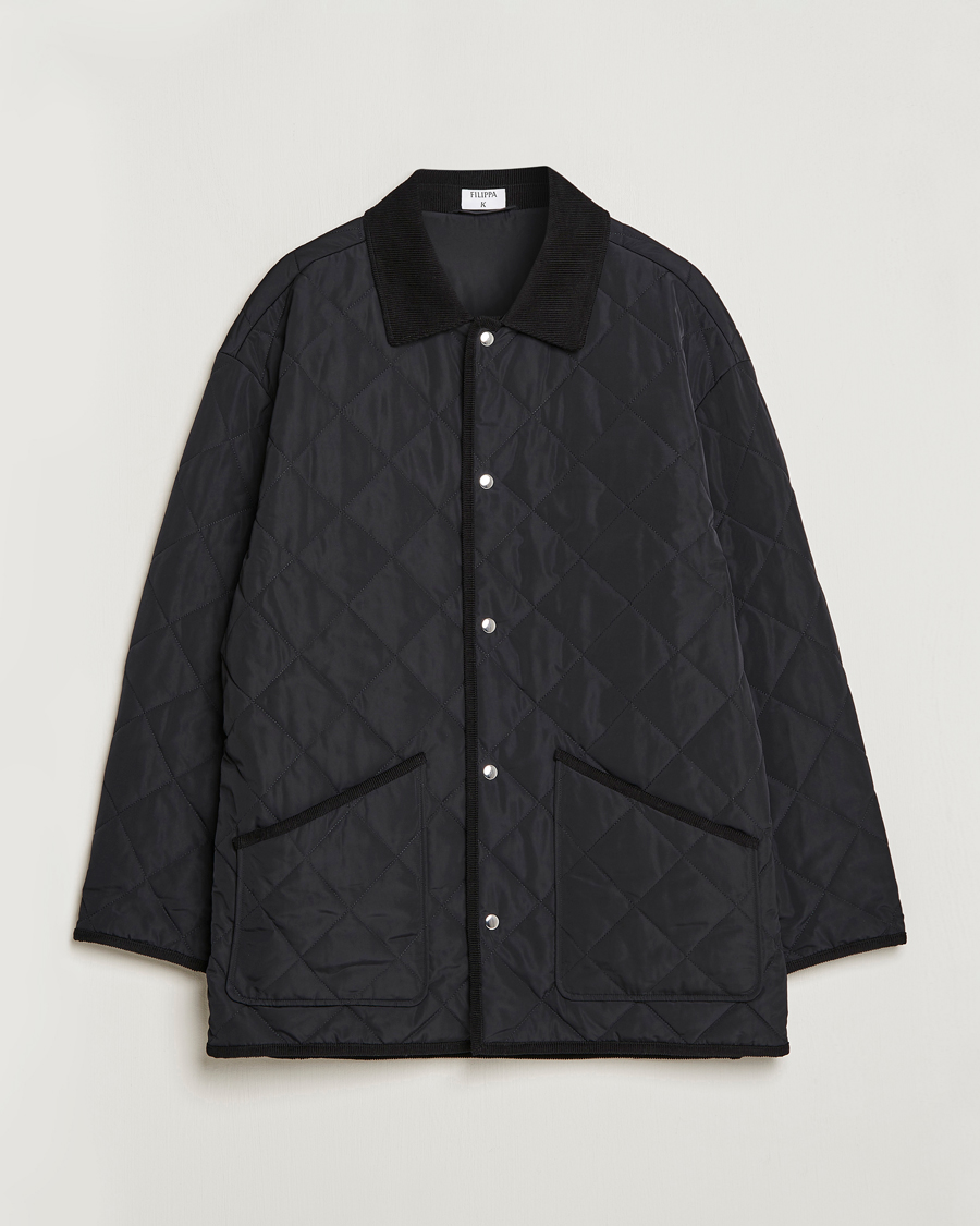 Uomini | Giacche | Filippa K | Reversible Quilted Jacket Black