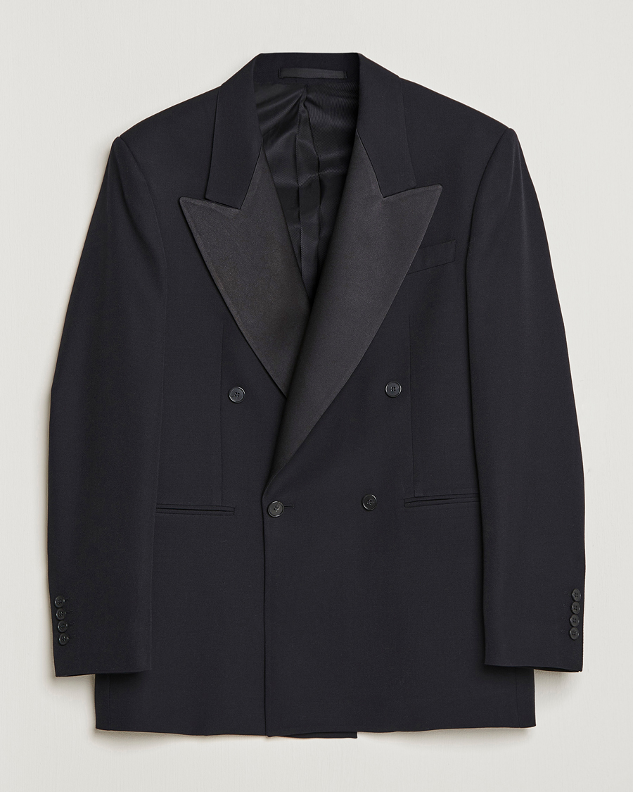 Uomini | Blazers | Filippa K | Tuxedo Blazer Black