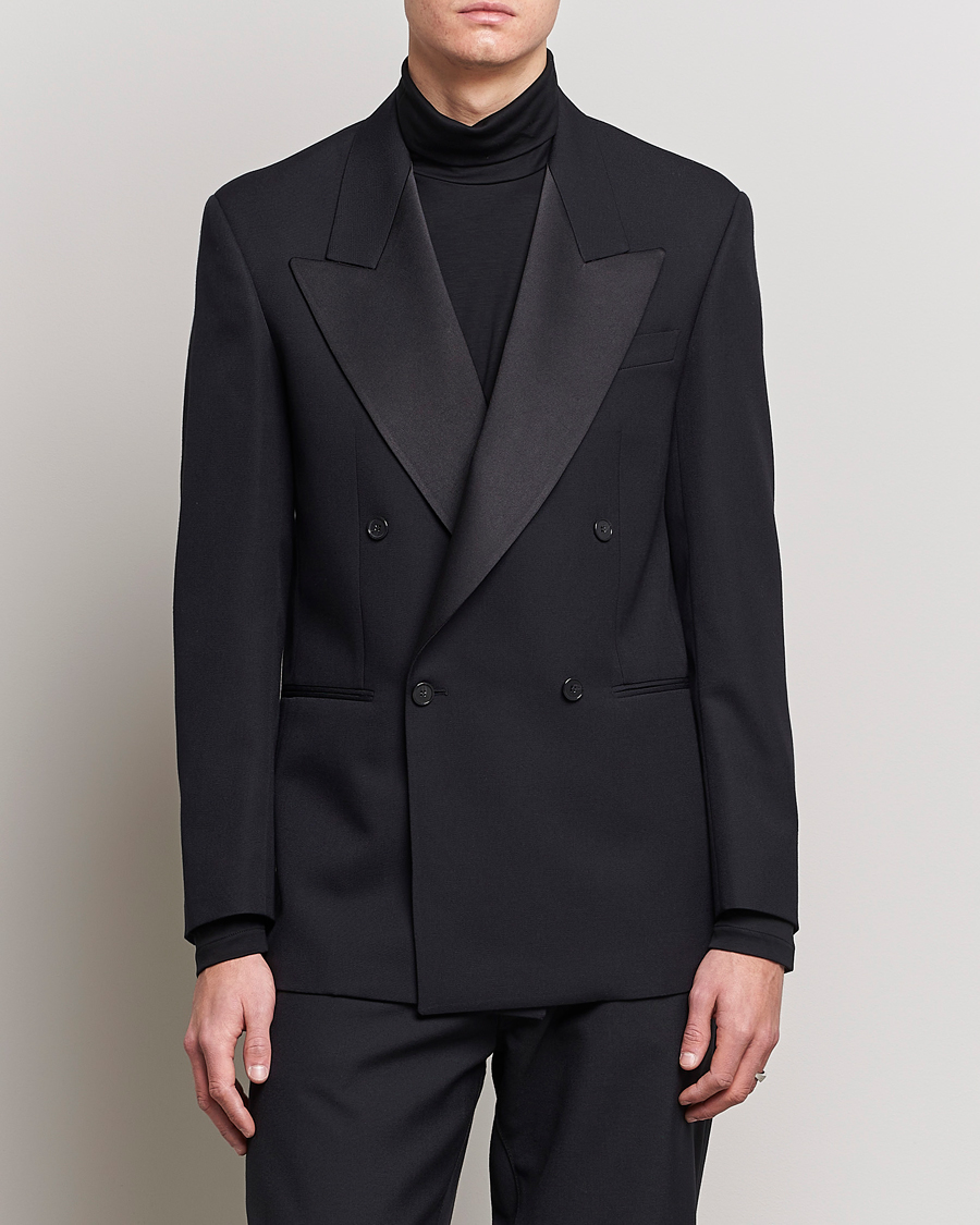 Uomini | Blazers | Filippa K | Tuxedo Blazer Black