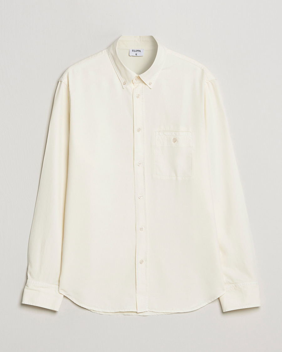Uomini | Camicie | Filippa K | Zachary Lyocell Shirt Beige