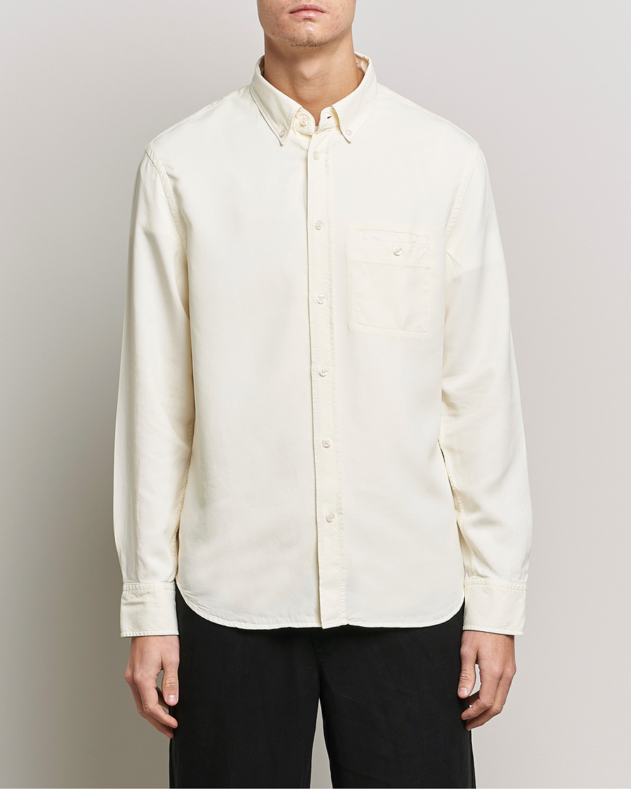 Uomini | Camicie | Filippa K | Zachary Lyocell Shirt Beige