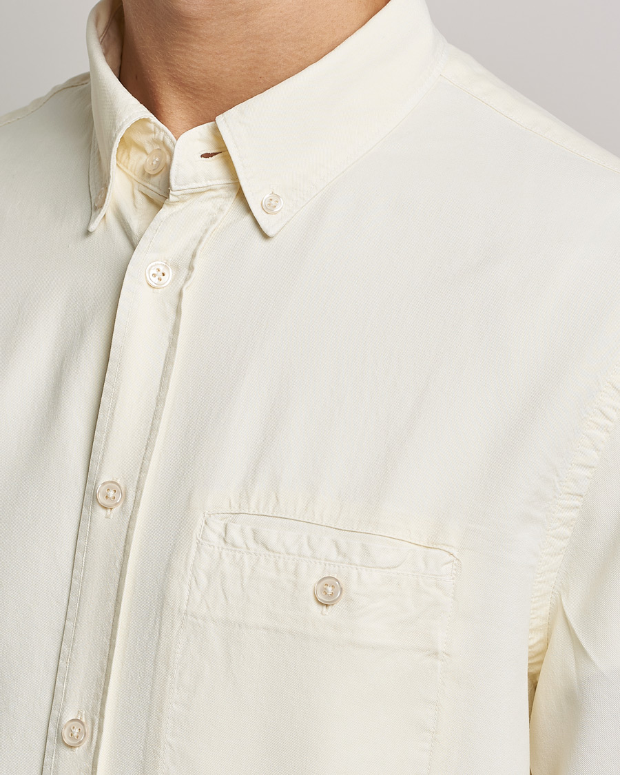 Uomini | Camicie | Filippa K | Zachary Lyocell Shirt Beige