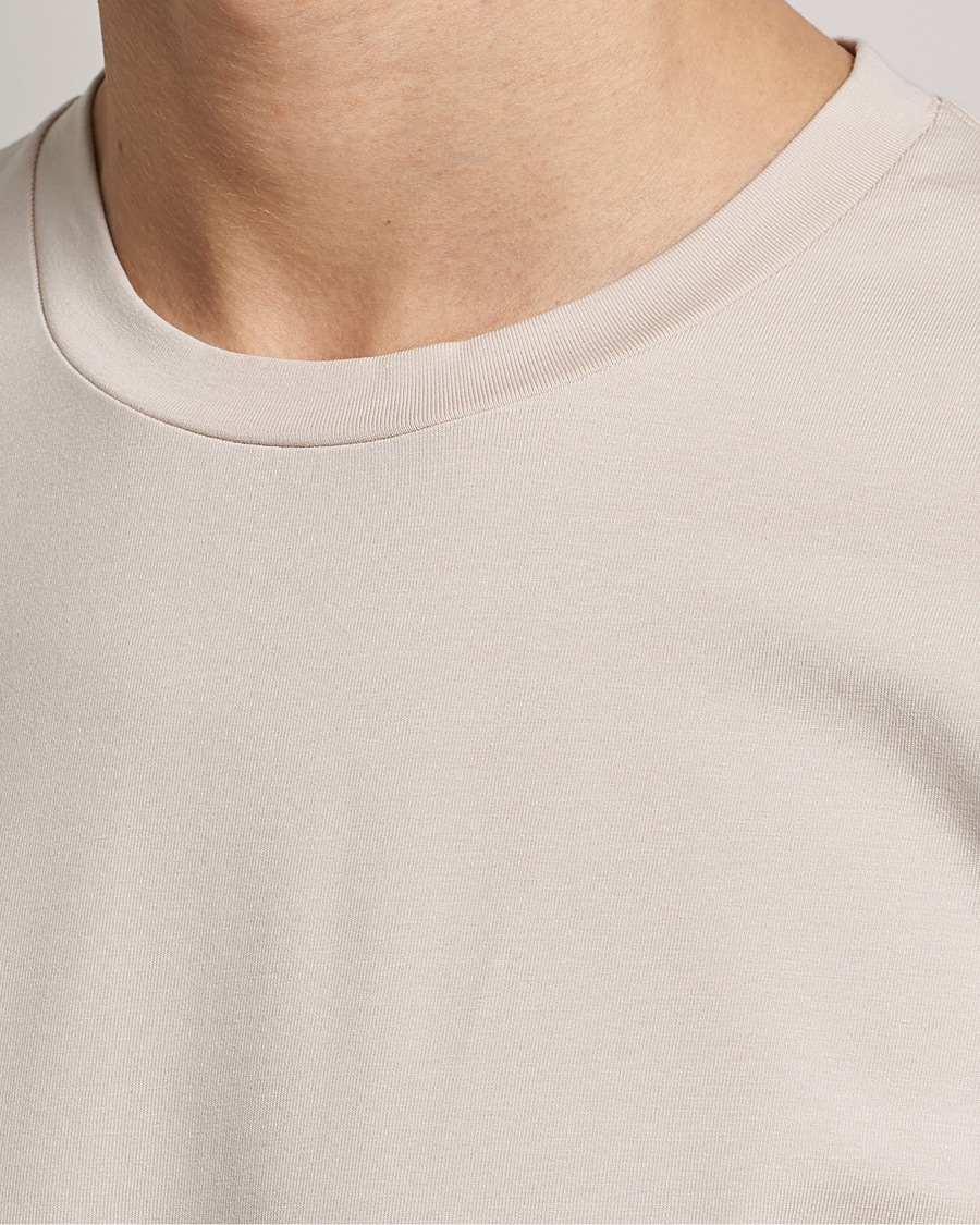 Uomini | T-shirt | Filippa K | Stretch Cotton Tee Sand
