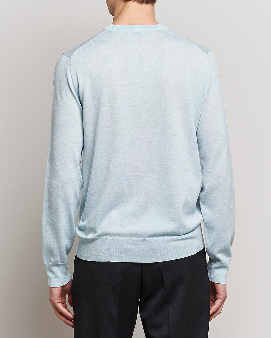Uomini | Maglieria | Filippa K | Merino Sweater Aqua