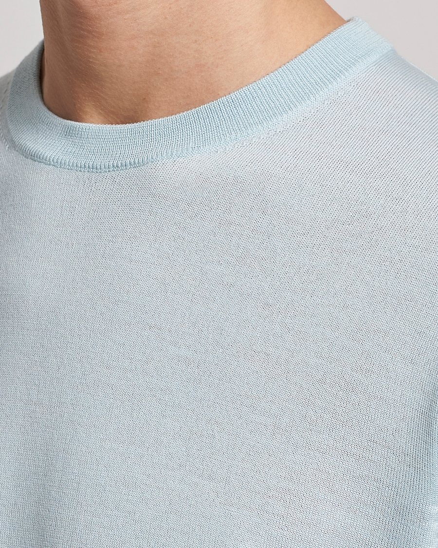Uomini | Maglieria | Filippa K | Merino Sweater Aqua