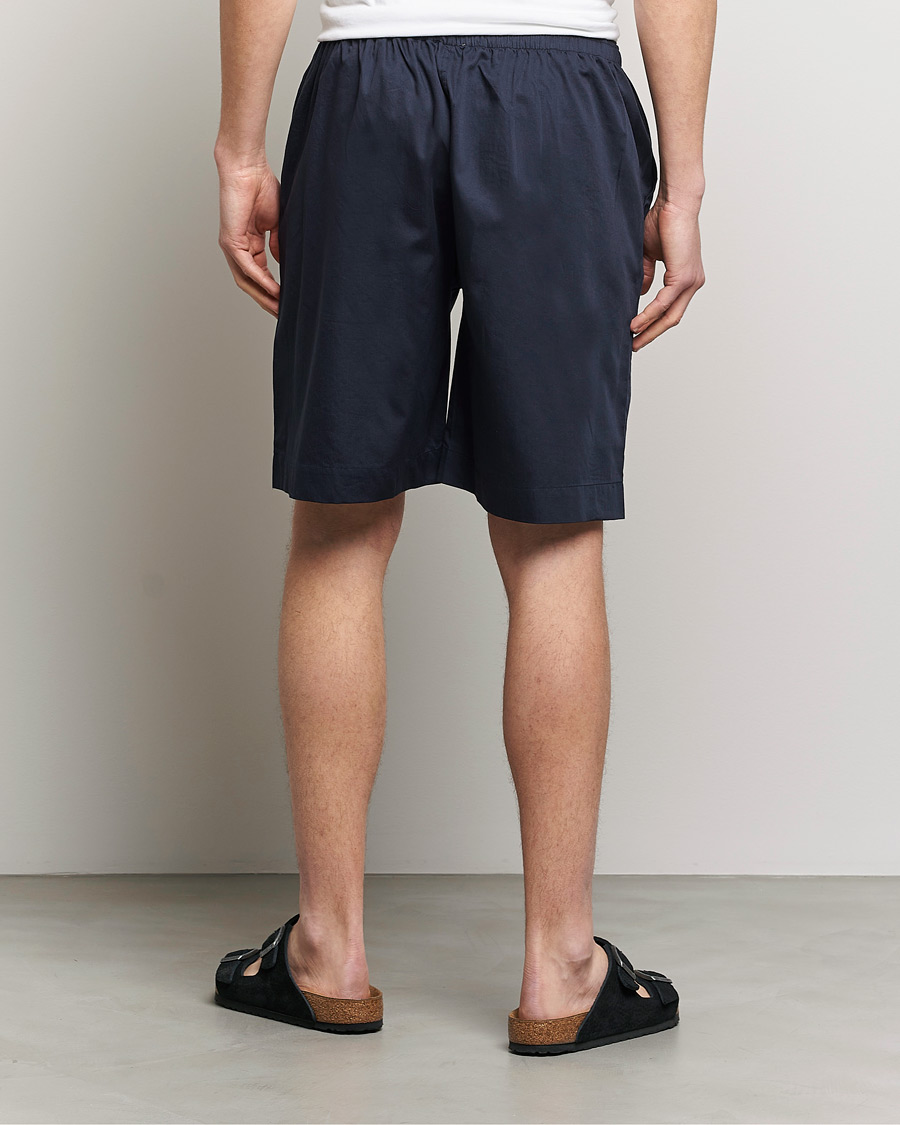 Uomini | Pantaloncini | Filippa K | Cotton Lounge Shorts Night Blue
