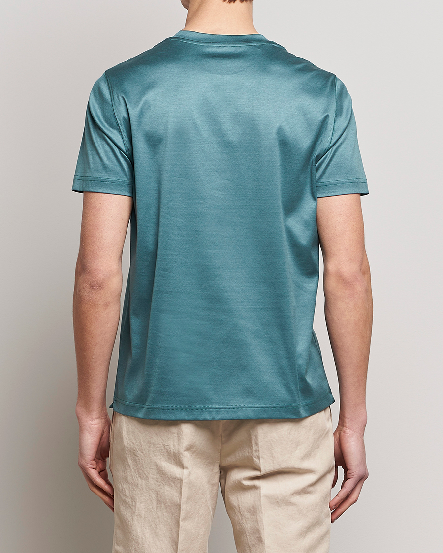 Uomini | T-shirt | Eton | Filo Di Scozia T-Shirt Green