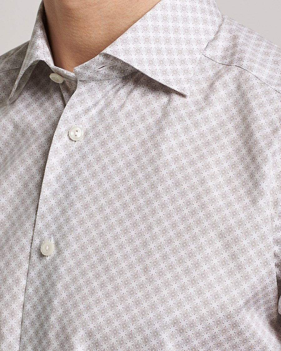 Uomini | Camicie | Eton | Signature Poplin Shirt Brown