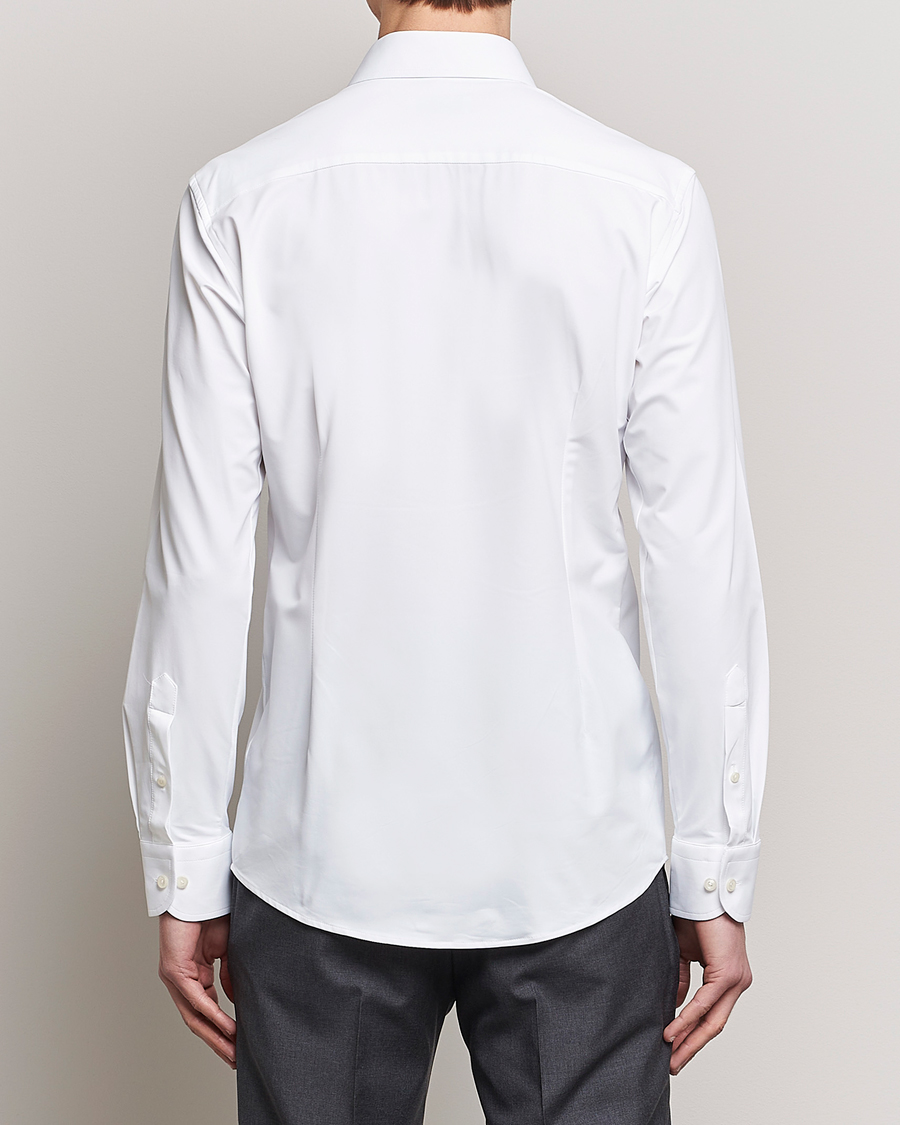 Uomini | Camicie | Eton | Slim Fit Four Way Stretch Shirt White
