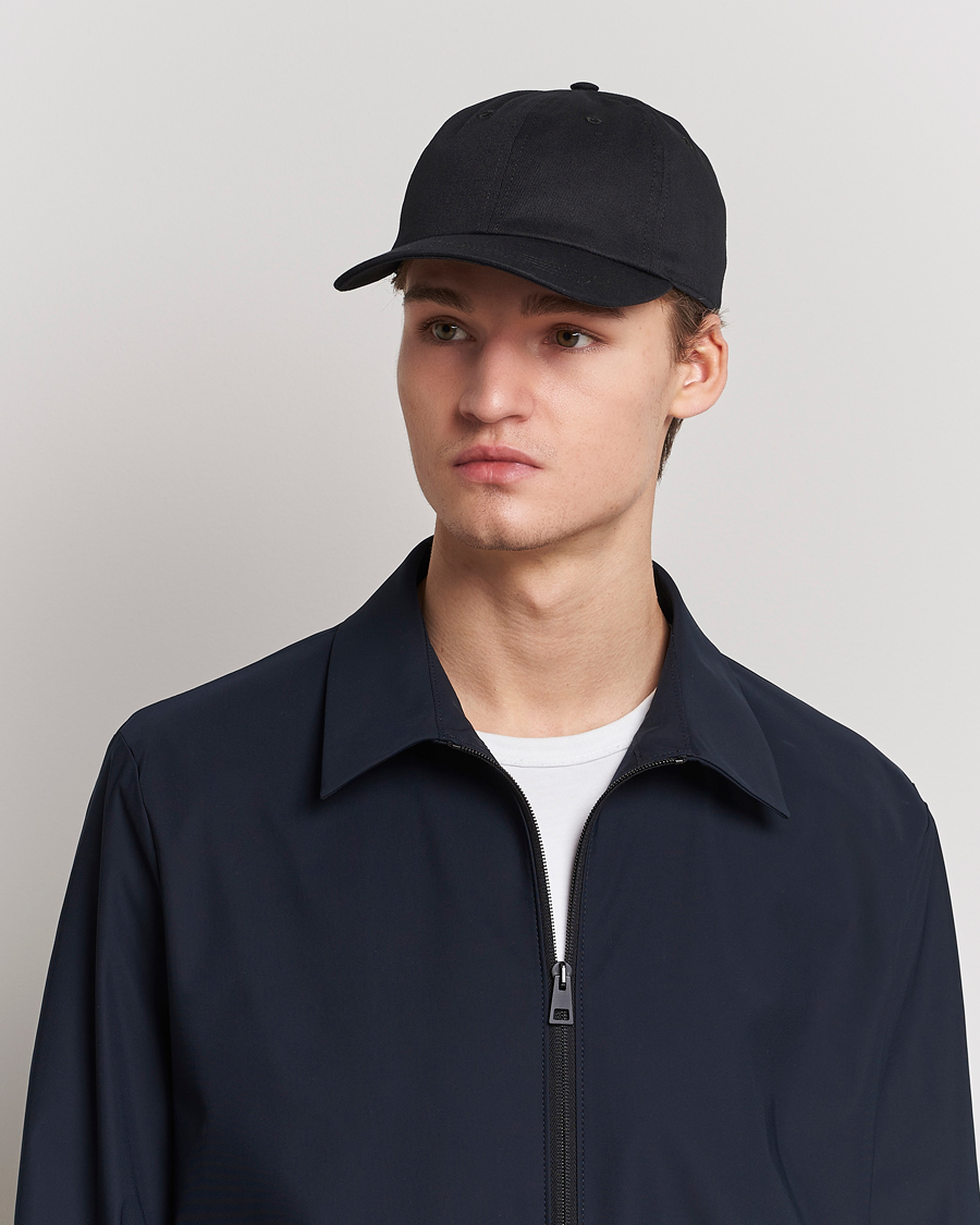 Uomini | Eton Cotton Baseball Cap Black | Eton | Cotton Baseball Cap Black