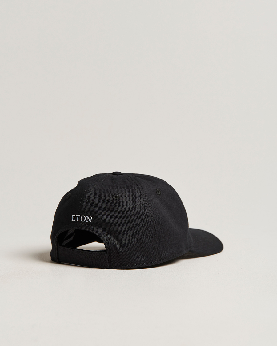 Uomini | Eton Cotton Baseball Cap Black | Eton | Cotton Baseball Cap Black