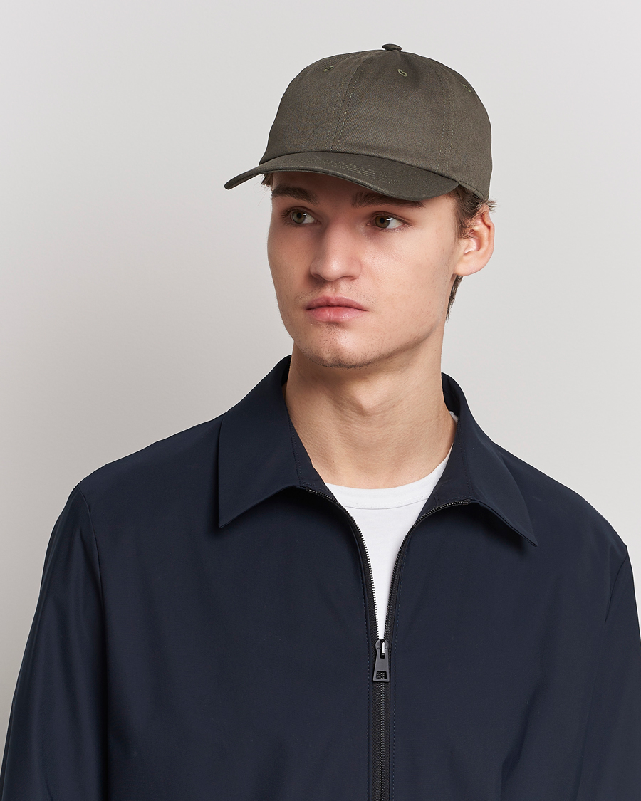 Uomini | Eton Cotton Baseball Cap Green | Eton | Cotton Baseball Cap Green