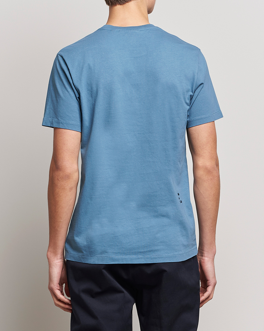 Uomini | T-shirt | FRAME | Logo T-Shirt Grey Blue