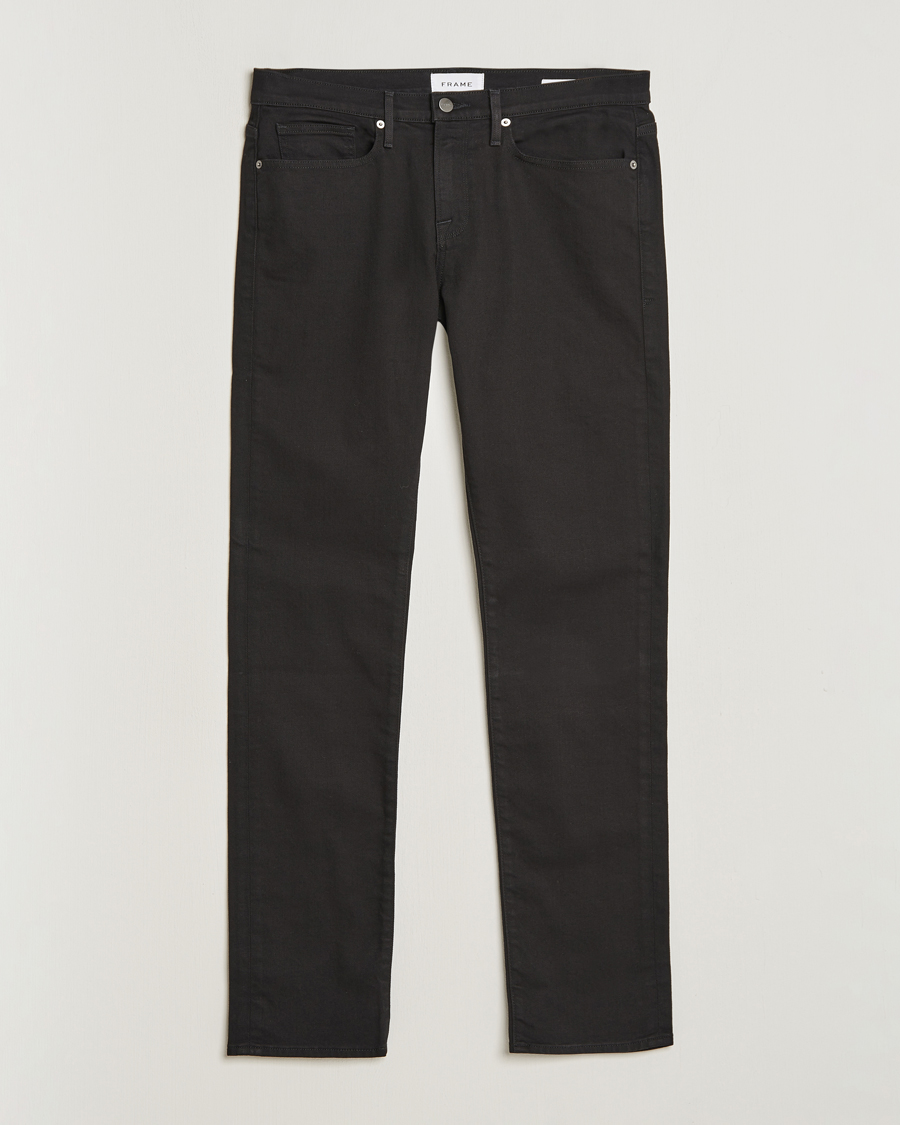 Uomini | Jeans | FRAME | L´Homme Slim Stretch Jeans Noir