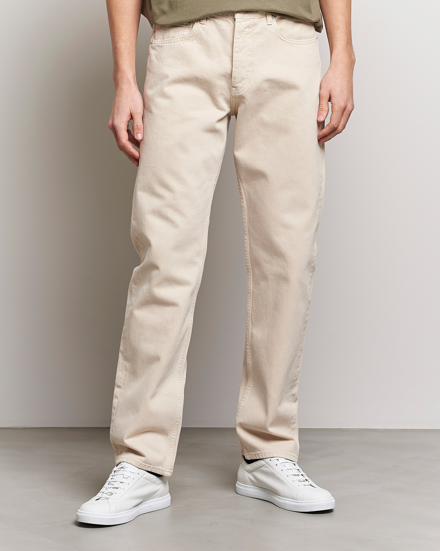 Uomini | Jeans | FRAME | The Straight Jean White Beige