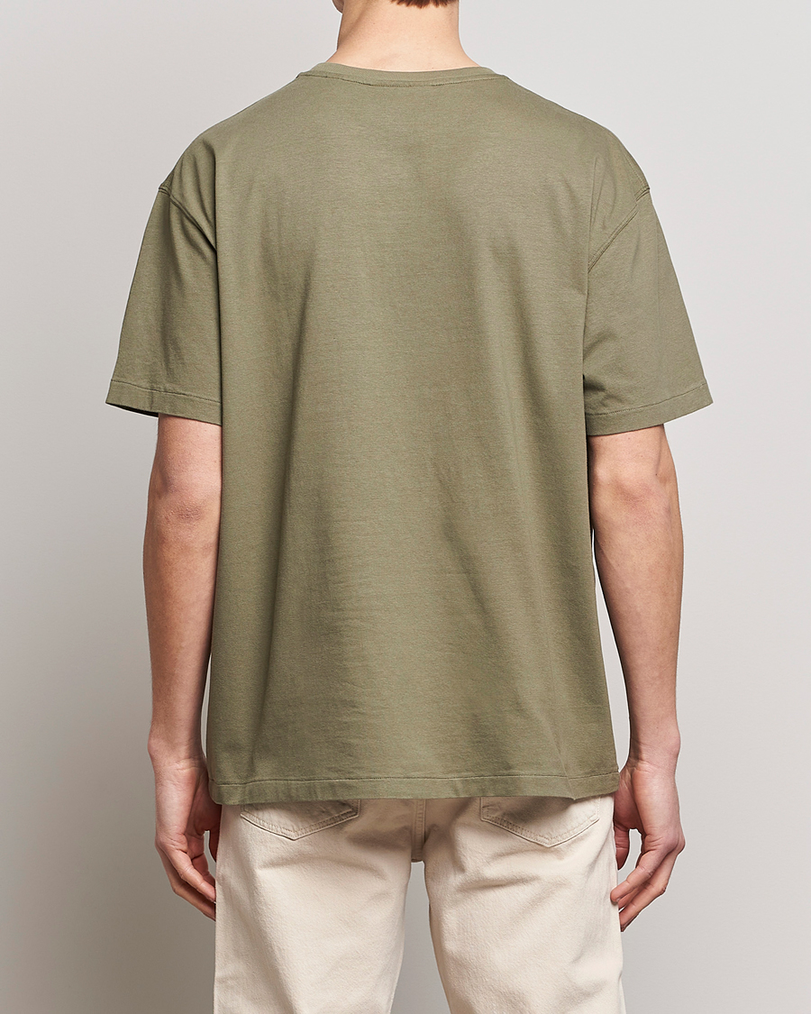 Uomini | T-shirt | FRAME | Logo Print T-Shirt Old Green