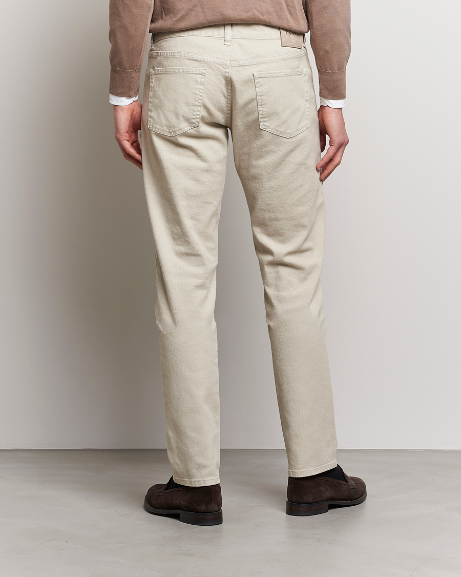 Uomini | Pantaloni | Canali | Slim Fit 5-Pocket Pants Beige