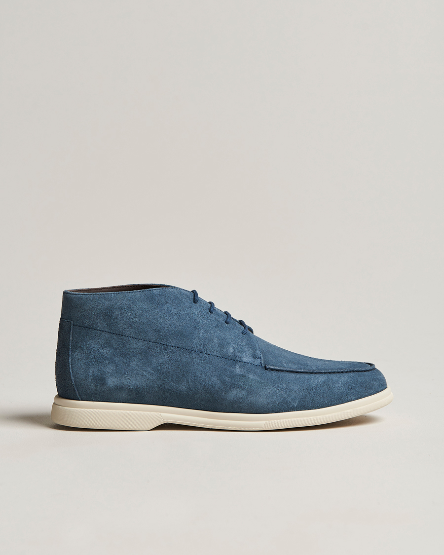 Uomini | Canali Chukka Boots Light blue Suede | Canali | Chukka Boots Light blue Suede
