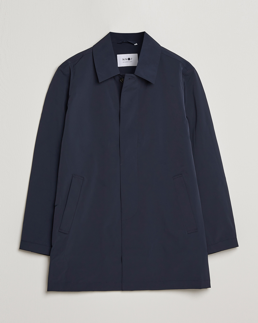 Uomini | Giacche | NN07 | Kim Waterproof Car Coat Navy Blue