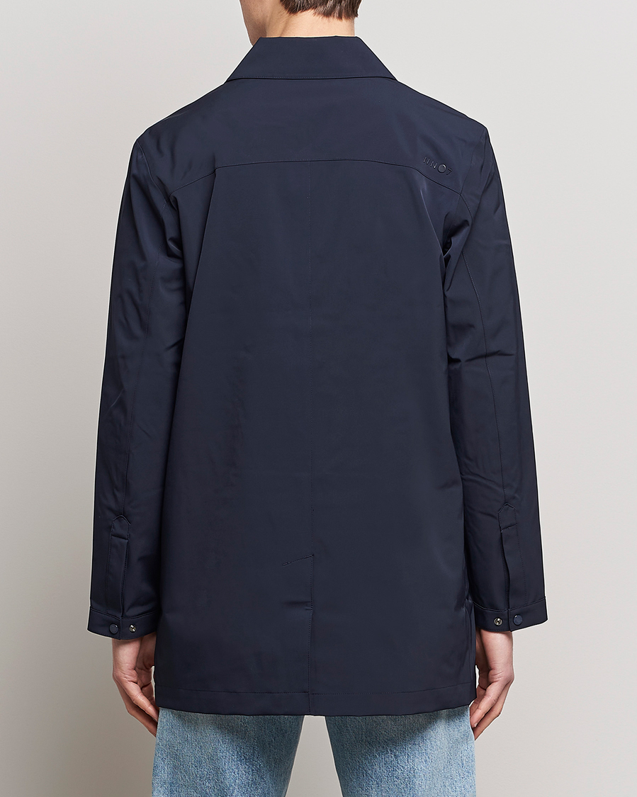 Uomini | Giacche | NN07 | Kim Waterproof Car Coat Navy Blue