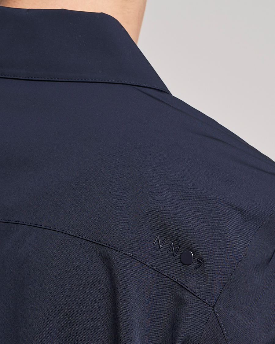 Uomini | Giacche | NN07 | Kim Waterproof Car Coat Navy Blue