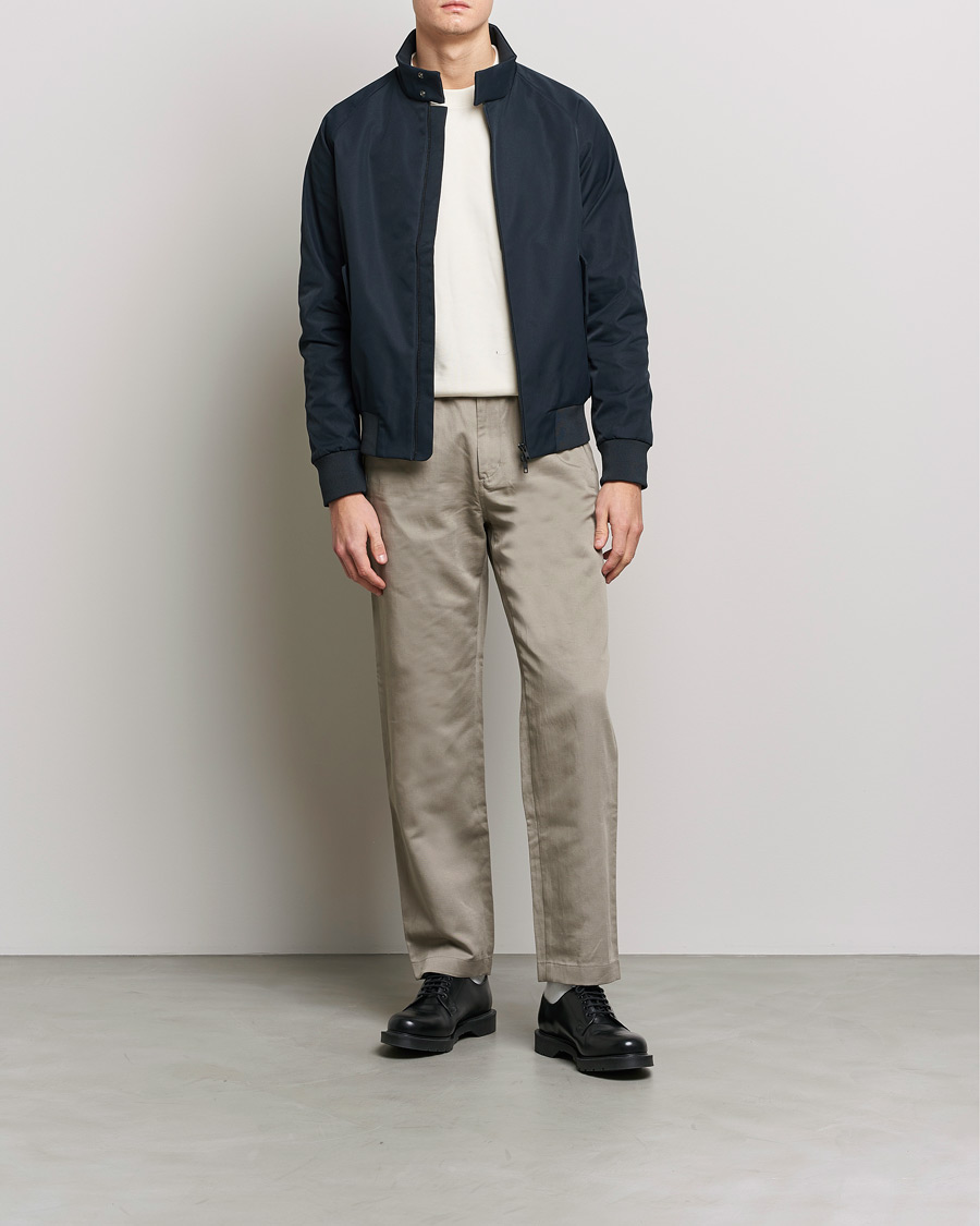 Uomini | Giacche | NN07 | Dawson Light Harrington Jacket Navy Blue