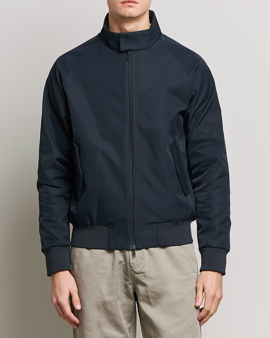 Uomini | Giacche | NN07 | Dawson Light Harrington Jacket Navy Blue