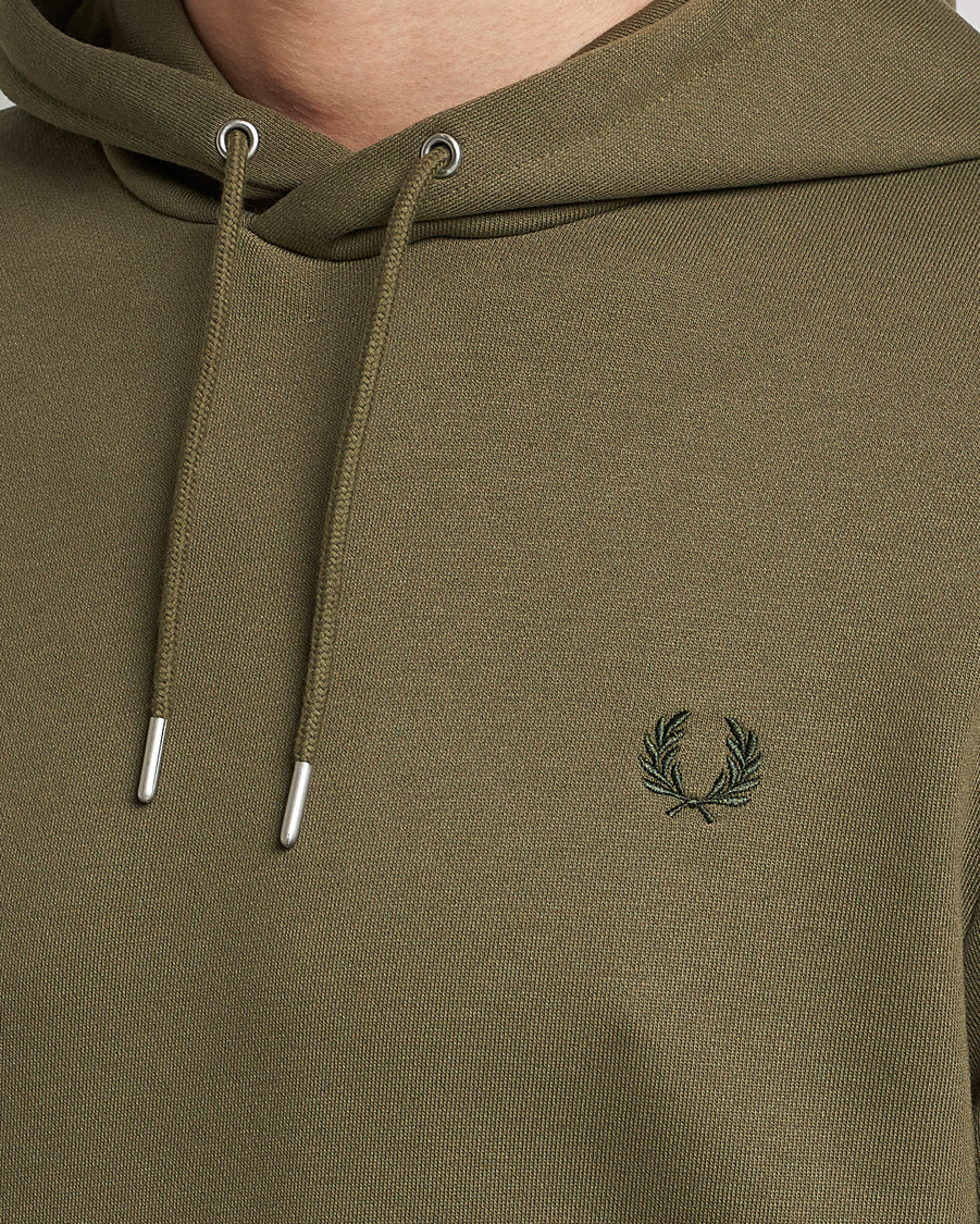 Uomini | Maglieria | Fred Perry | Tipped Hooded Sweatshirt Unifrom Green