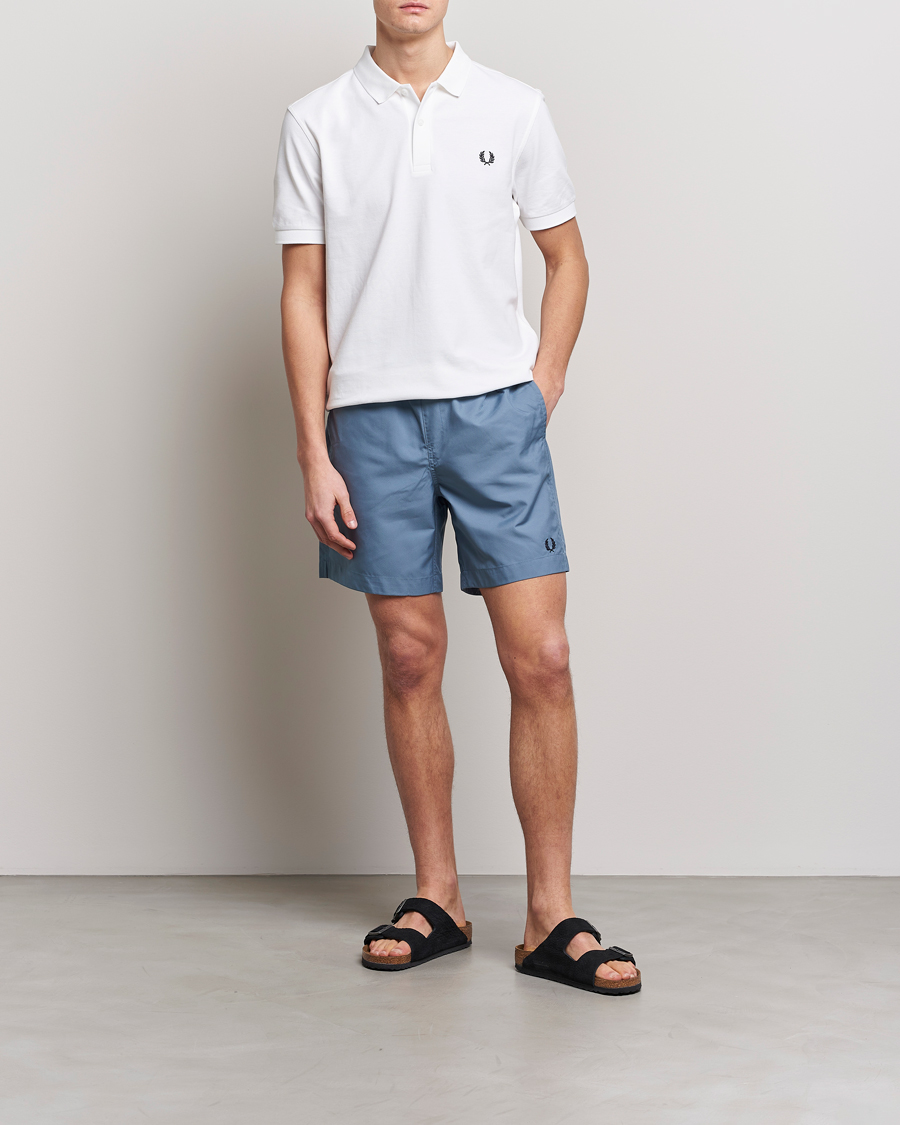Uomini | Costumi da bagno | Fred Perry | Classic Swimshorts Ash Blue