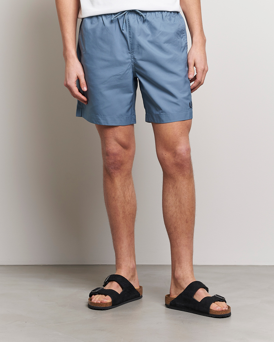 Uomini | Costumi da bagno | Fred Perry | Classic Swimshorts Ash Blue
