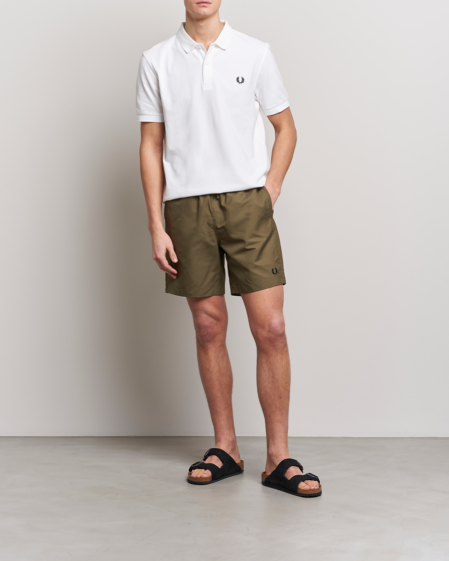 Uomini | Costumi da bagno | Fred Perry | Classic Swimshorts Uniform Green