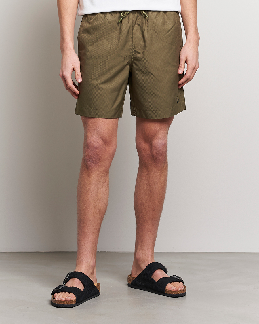 Uomini | Costumi da bagno | Fred Perry | Classic Swimshorts Uniform Green