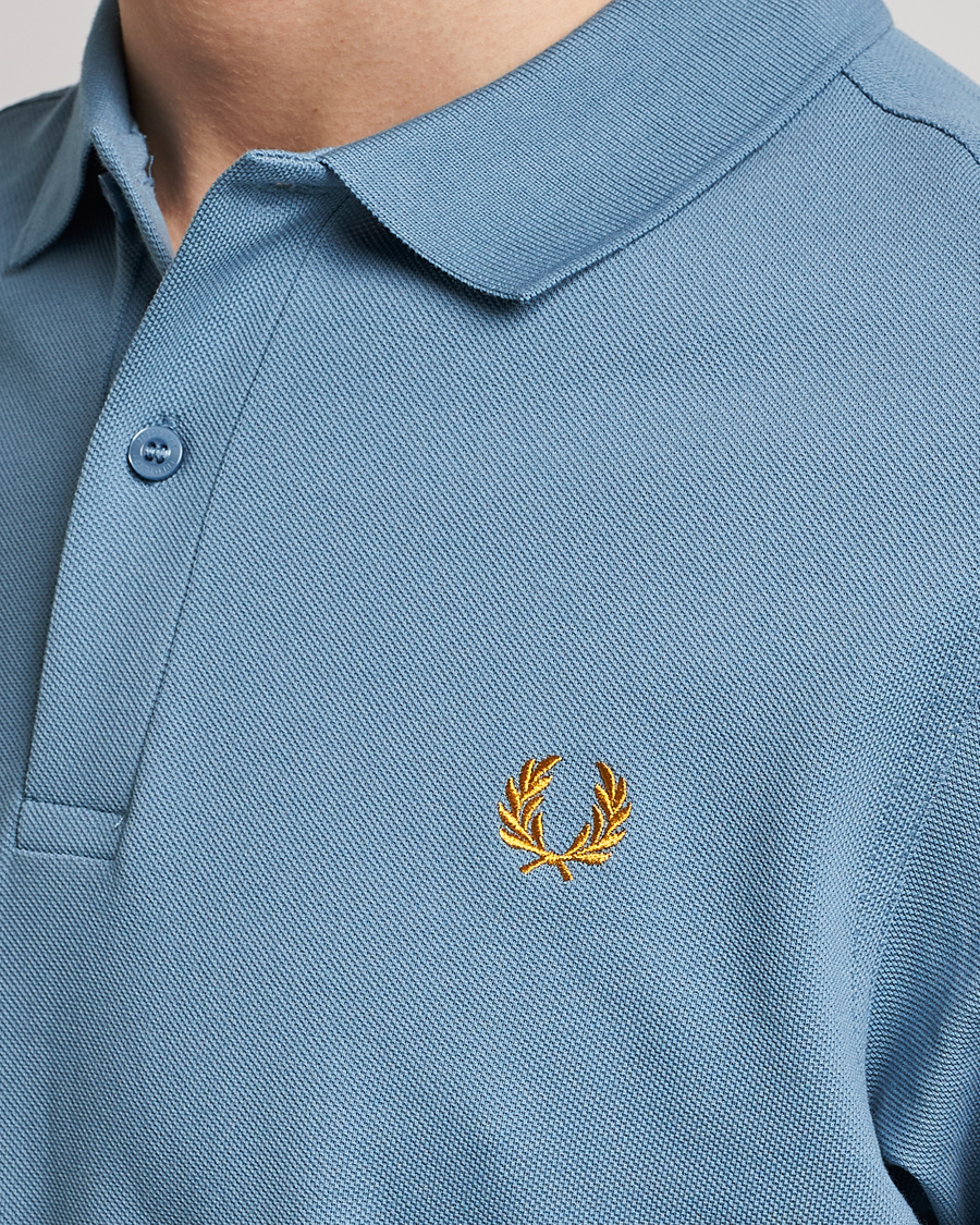 Uomini | Polo | Fred Perry | Plain Polo Shirt Ash Blue