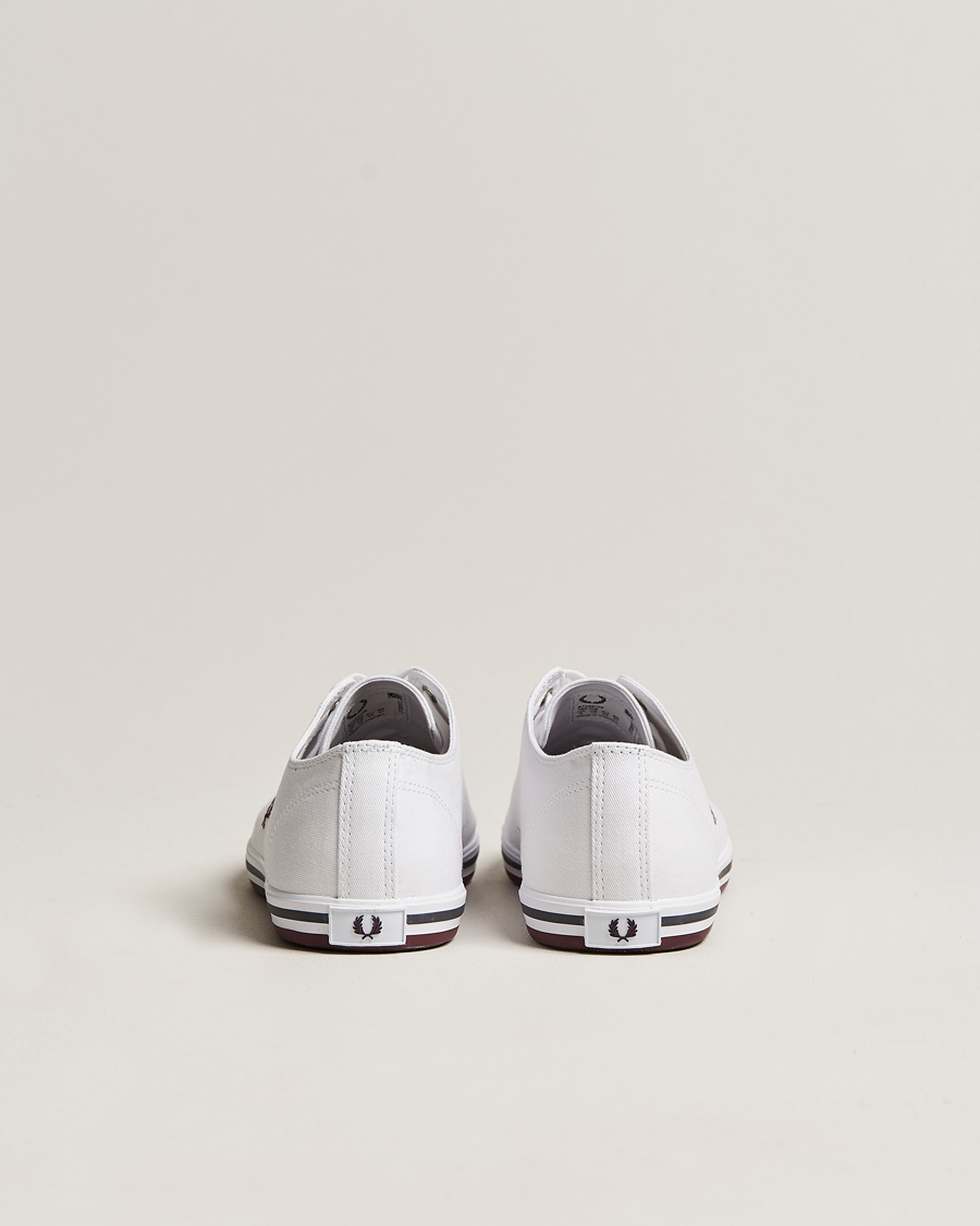 Uomini | Fred Perry Kingston Twill Sneaker White | Fred Perry | Kingston Twill Sneaker White