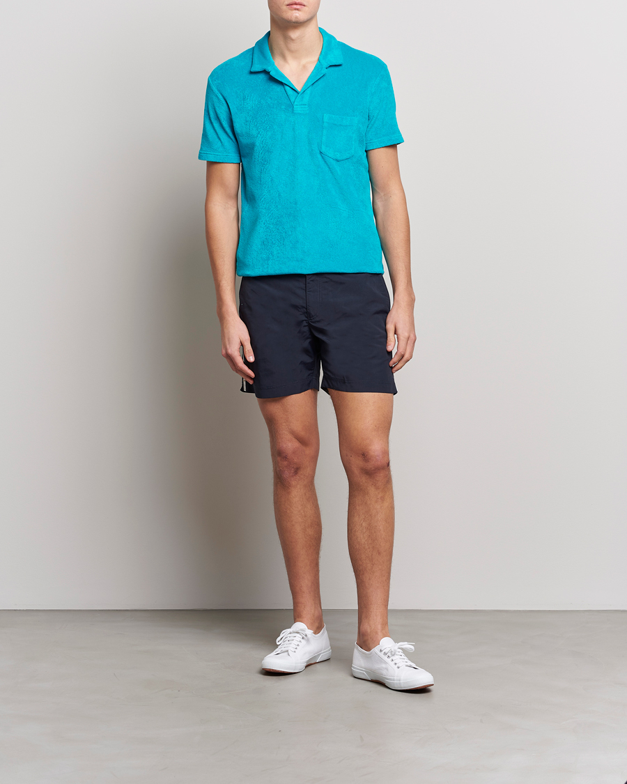 Uomini | Polo | Orlebar Brown | Terry Polo Crystal Sea