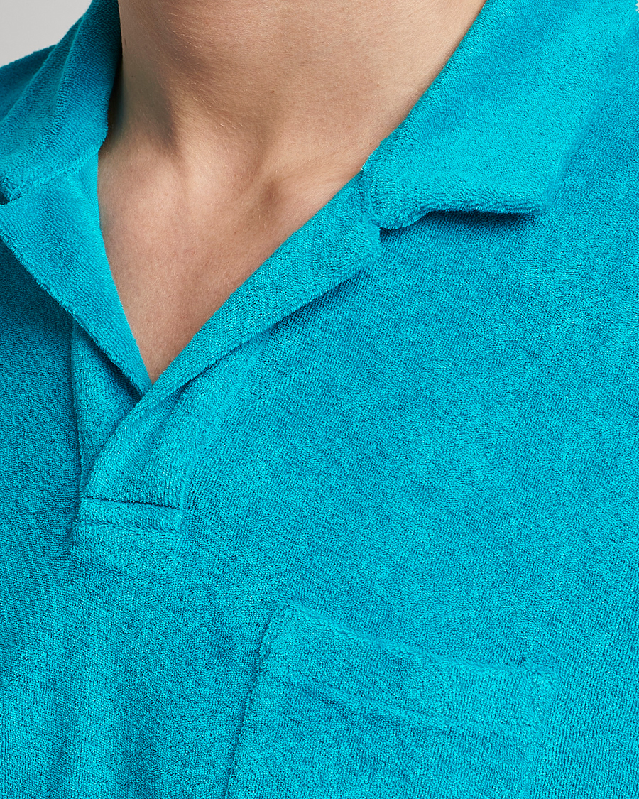 Uomini | Polo | Orlebar Brown | Terry Polo Crystal Sea