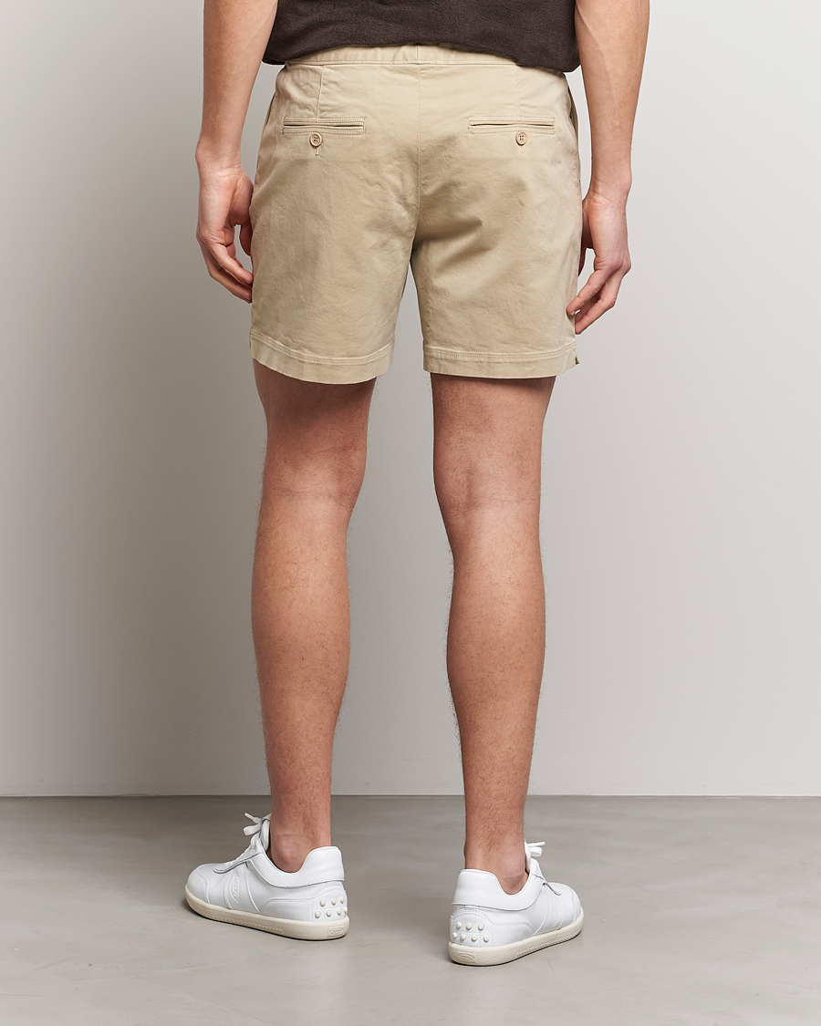 Uomini | Pantaloncini | Orlebar Brown | Bulldog Cotton Stretch Twill Shorts Sand Dune