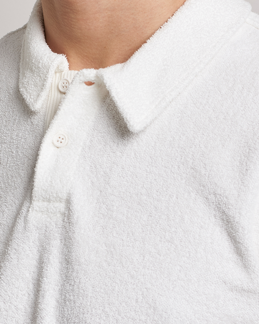 Uomini | Polo | Orlebar Brown | Lorenzo Cotton Terry Polo Cloud