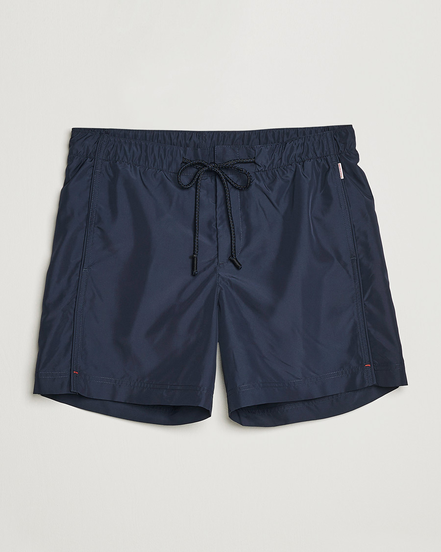 Uomini | Costumi da bagno | Orlebar Brown | Bulldog Drawcord Solid Swimshorts Night Iris