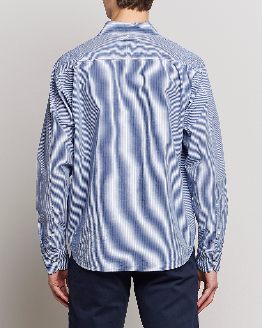 Uomini | Camicie | Orlebar Brown | Grasmoor Relaxed Fit Striped Shirt Navy/White