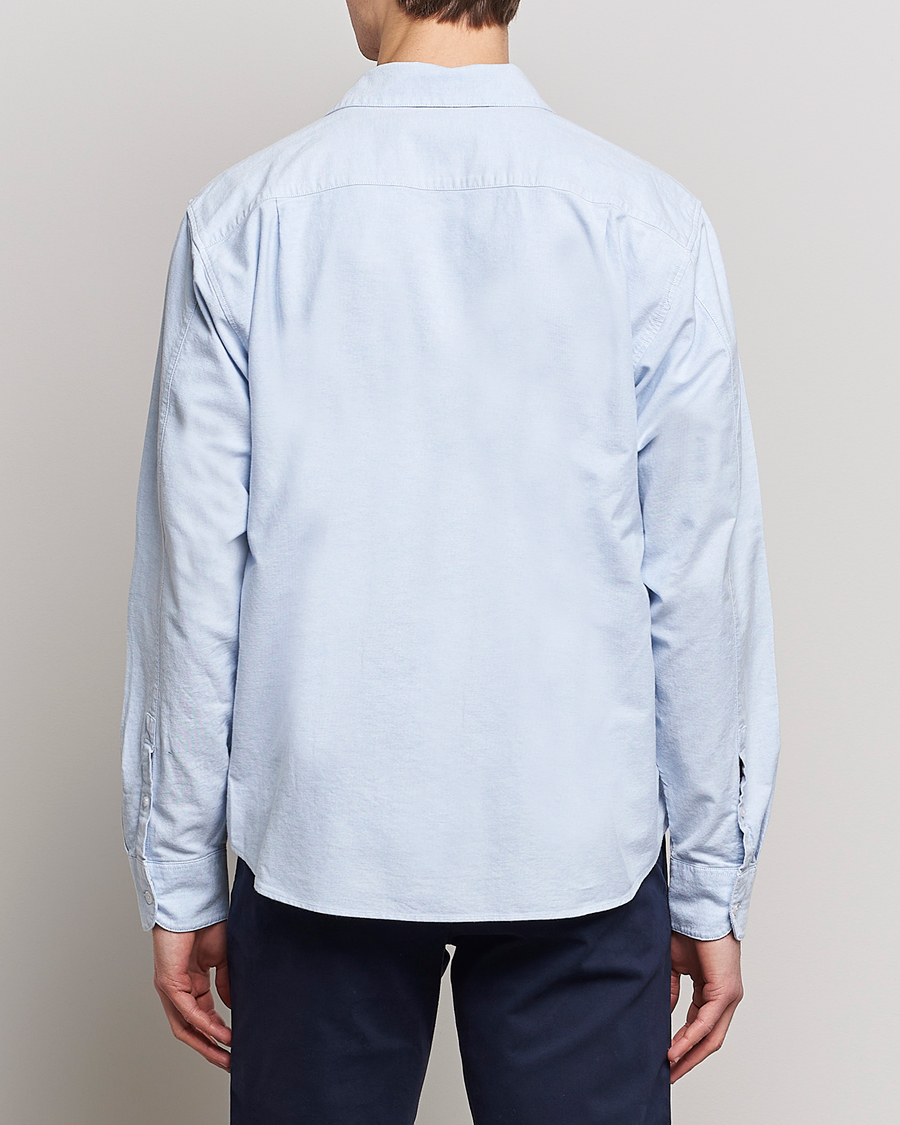 Uomini | Camicie | Orlebar Brown | Grasmoor Relaxed Fit Tape Rim Shirt Serenity Blue