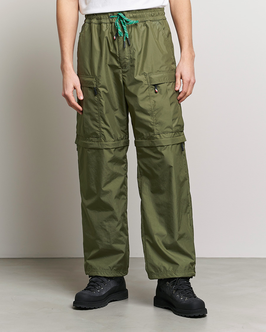 Uomini | Pantaloni | Moncler Grenoble | Zip Off Cargo Pants Military Green